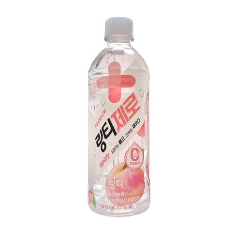 2023년 가성비 최고 링티 - 링티제로 복숭아맛, 500ml, 24개