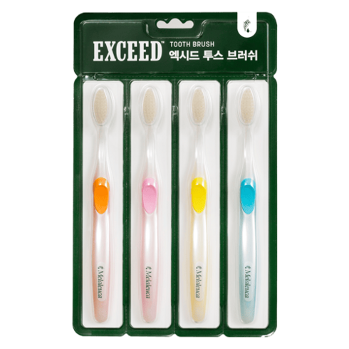 멜라루카 덴티 클린 칫솔, 4개입, 1개