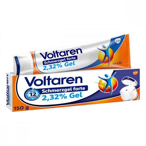 독일 호랑이 크림 Voltaren Forte 관절 근육통 진통제 23.2mg/g 150g, 1개