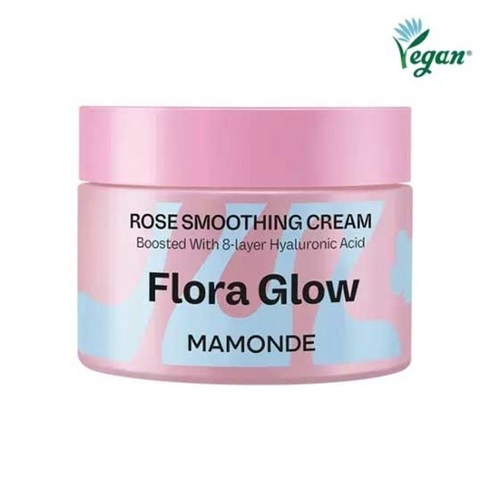 마몽드 플로라 글로우 로즈 스무딩 크림, 50ml, 1개