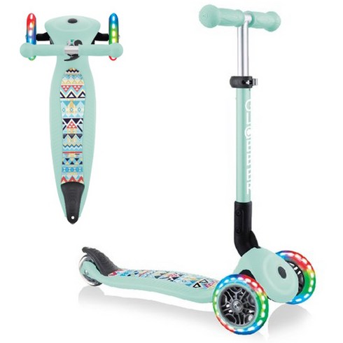 글로버 주니어 (민트)폴더블 킥보드 접이식 풋브레이크 어린이킥보드 퀵보드, 민트