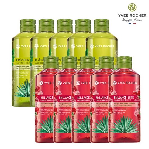 이브로쉐 헤어 식초 400ml 5개 라즈베리 모링가, 모링가3+라즈베리2
