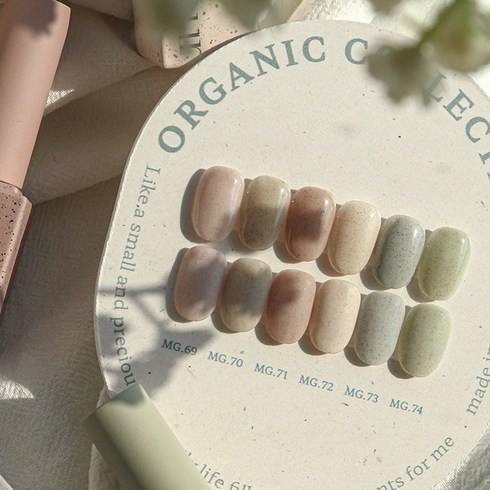 메이유어 오가닉 샌드젤 6종세트 가을컬러 씨리얼 알갱이젤/mayour organic sand gel 6color, 1개