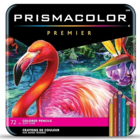 Prismacolor 프리미어 컬러연필 드로잉 스케치 성인 컬러링을 위한 미술 용품 소프트 코어 72팩(패키지는 다양할 수 있음) 4288477393, 72 Count (Pack of 1), 72 Count (Pack of 1)