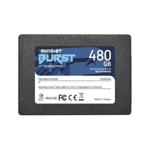 Patriot Burst 480GB 2.5 in 6Gb/s SATA III Internal SSD (PBU480GS25SSDR)