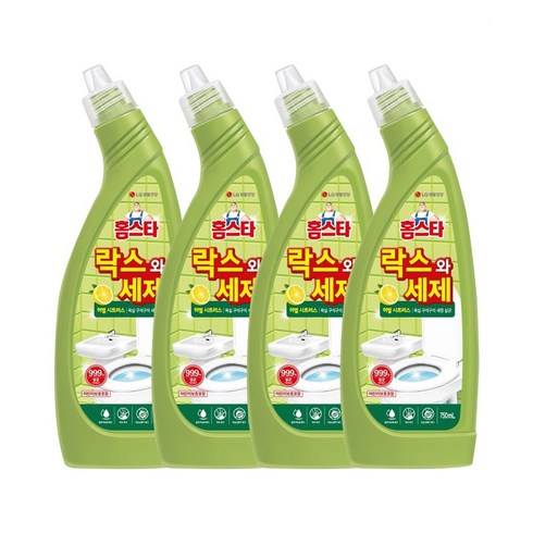 홈스타 락스와세제 허벌 시트러스 락스, 750ml, 4개