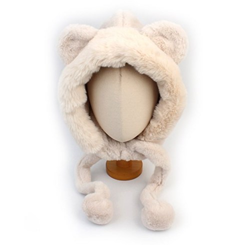 유니버셜 케미스트리 Bear Fur 아이보리 Balaclava 바라클라바