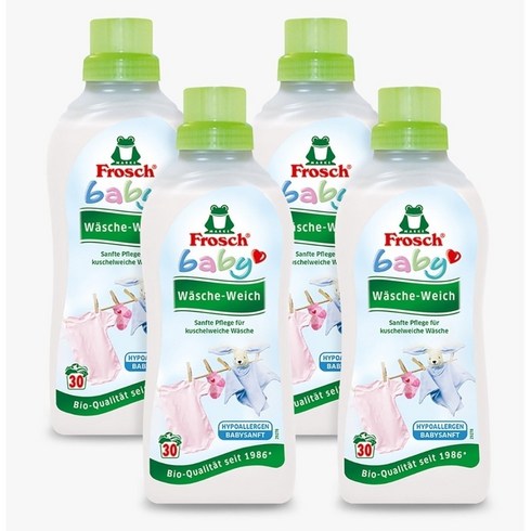 프로쉬 베이비 섬유유연제 750ml x 4개 | Frosch Baby Fabric Softener