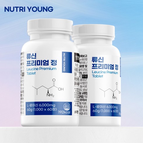 뉴트리영 류신 단백질 프리미엄 정 1000mg, 1개, 60g