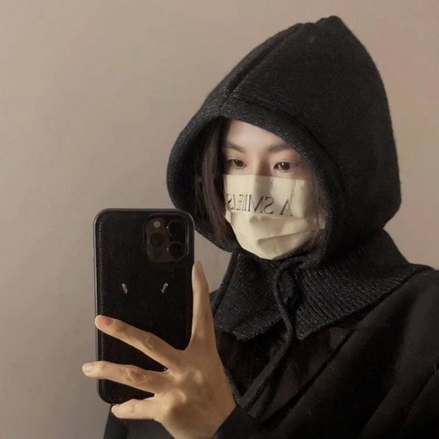 바라클라바 발라클라바 겨울 여성 니트 방한 모자 넥워머