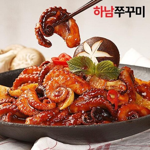 하남쭈꾸미 300gx10팩 보통매운맛 - 하남 하남 쭈꾸미볶음 보통매운맛 350g, 6개