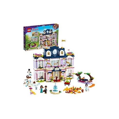 레고 (LEGO) 프렌즈 하트 레이크 시티 그랜드 호텔 41684 장난감 블록 선물 인형 인형 집 여자아이 8세 이상, 상세페이지 참조