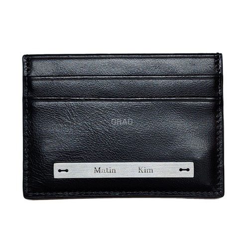 [당일발송] 마뗑킴 빈티지 카드 지갑 블랙 여성 월렛 MK239OWL009M