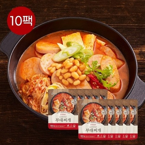 참스토리 부대찌개, 500g, 10개