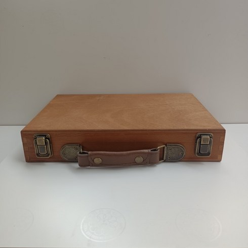 원목 유품 영정사진 보관함 장례 용품 정리 납골당 보관상자, 브라운 39x22x5cm, 1개