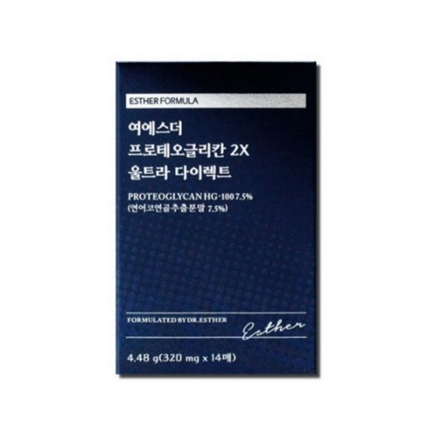 여에스더 프로테오글리칸 2X  20박스  - 여에스더 프로테오글리칸 2X 프리테오글리칸 14매 x 6박스 (3개월), 4.48g, 6개