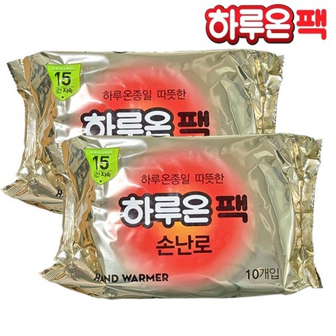 2023년 가성비 최고 하루온손난로 - 하루온 팩 손난로 70 g, 40개