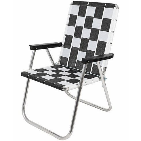 Lawn Chair USA 론체어 클래식 Black & White (DUK2325), DUK2325, 1, DUK2325:1, 1개