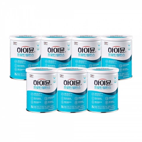 [일동후디스] 하이뮨 프로틴 밸런스 304g 7캔 (전용 스푼+보틀 증정), 단품, 7개