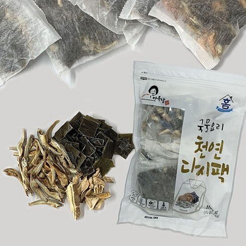 [안옥남] 다시팩 180g*2팩 + 해물 다시팩 192g*2팩, 단품