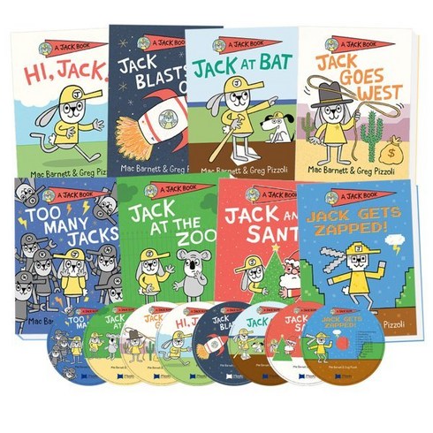 Very 얼리챕터북 Jack 8종 세트(Book&CD), Very 얼리챕터북 Jack 8종 세.., Mac Barnett(저),Penguin Putnam, Penguin Putnam