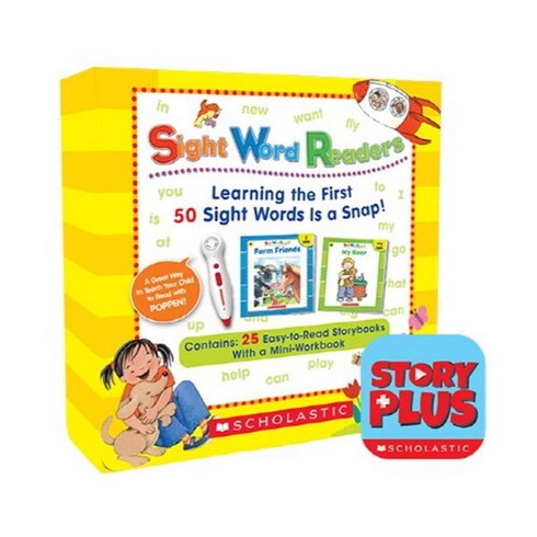 스콜라스틱사이트워드 - Sight Word Readers (With Poppen호환+Storyplus QR 음원(CD없음)):스콜라스틱 사이트 워드 리더스, Sight Word Readers (With Pop.., Scholastic(저), Scholastic