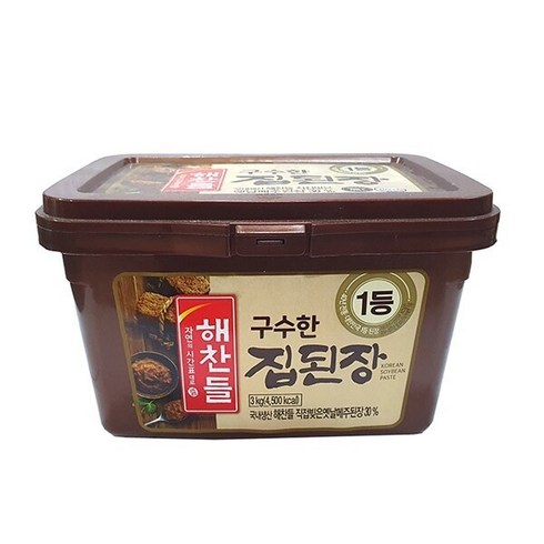 해찬들 구수한집된장3kg (), 3kg, 1개