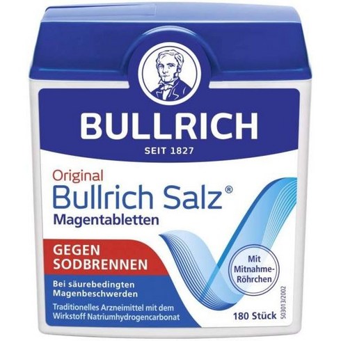 Bullrich Salz 불리히 소금 정제, 2개, 180정
