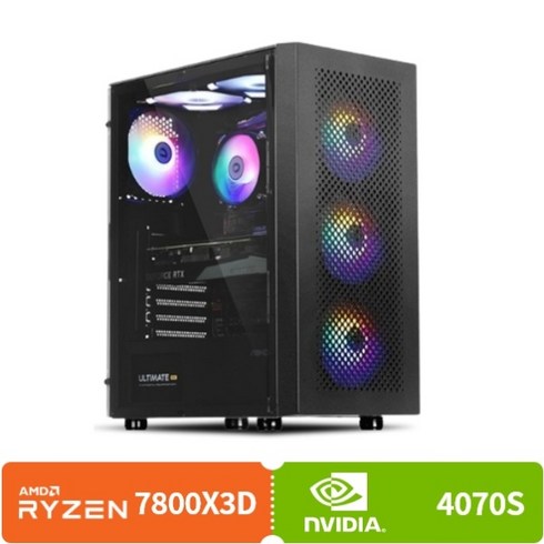 7800x3d본체 - [컴퓨존] 조립 PC 아이웍스7-7041 (7800X3D/32GB RAM/4070S/1TB NVMe SSD), 32GB