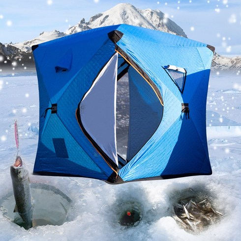 빙어낚시 텐트 얼음 원터치 방수 큐브