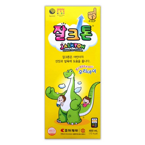 조아제약 잘크톤 유아 칼슘 스텝1, 400ml, 1개