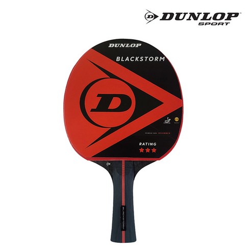 던롭블랙스톰스쿼시 - 던롭 블랙스톰 탁구라켓, Dunlop BLACKSTORM