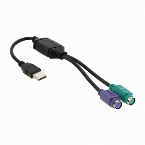 넥스트 USB to PS2 변환케이블 NEXT-KVMPS2 (0.3m), 1