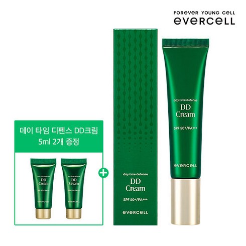 디버셀 - 에버셀 타임 디펜스 DD크림 35ml+10ml 톤업 주름개선 BB크림, 1개