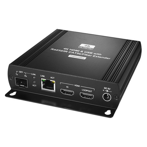 넥스트 HDMI RS232 SFP 거리연장기 송수신기 세트 NEXT-1026HFC-KVM
