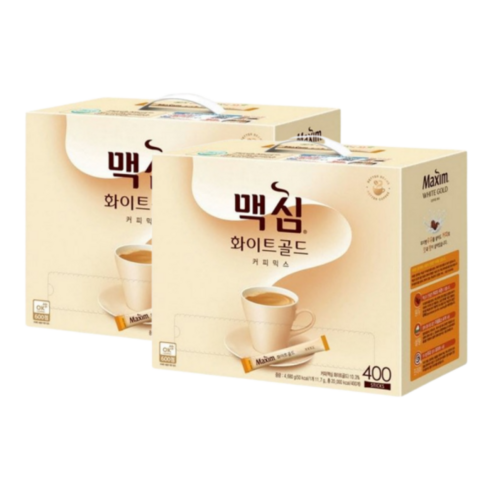 동서식품 맥심 화이트골드 400T x 2개, 900mg, 400개입