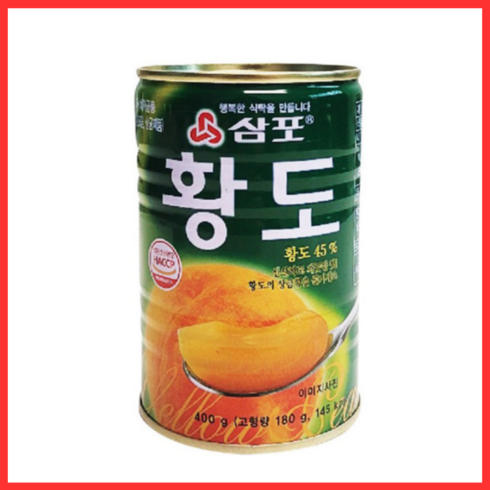 삼포황도 - [무료배송][삼포]황도슬라이스400g x 24개, 400g