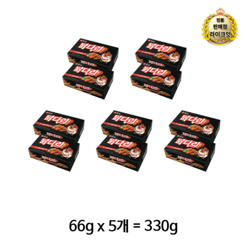 BBQ통살닭다리구이 소금10팩  매콤양념10팩 - 농심닭다리 핫 숯불바베큐 맛, 330g, 66개