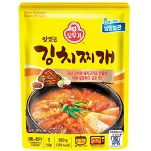 오뚜기 맛있는_김치찌개 냉장 250G, 5개
