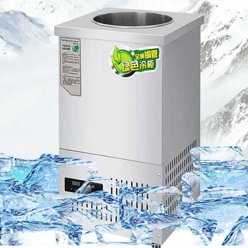 냉면사리 냉각기 살얼음 냉장고 동치미 육수슬러시 기계, 싱글 배럴(44L)