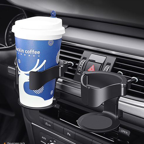 차량컵홀더 - 제이비오토 세상편한 차량용 송풍구 컵홀더, 블랙, 2개