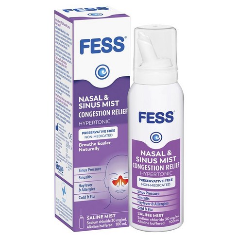 호주 fess 페스 코막힘 나잘 비강 미스트 스프레이 100ml, 3개