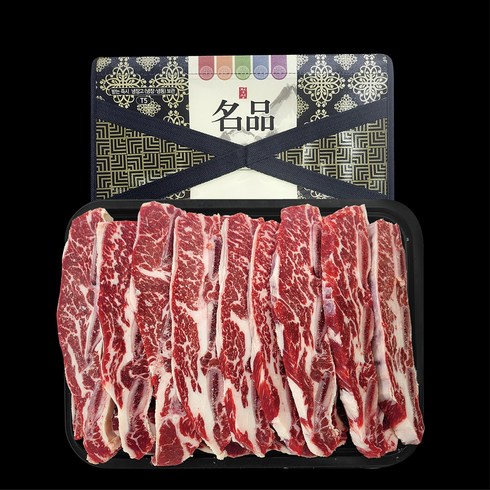 블랙앵거스 LA갈비 꽃갈비 선물세트 2KG~5KG, 1세트