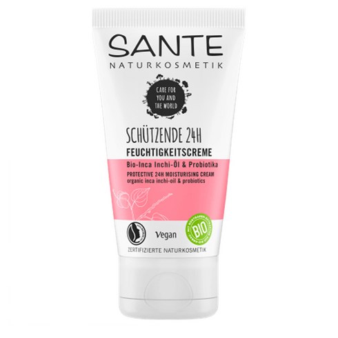 Sante 상떼 24시간 모이스처 수분 크림 사차인치 오일 프로바이오틱스 50ml, 1개