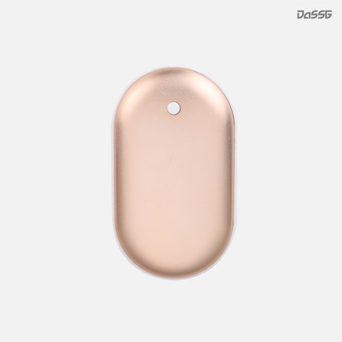 2023년 가성비 최고 핫팩충전식 - 다쓱 USB 충전식 손난로 보조배터리 겸 양면 발열 휴대용 손난로 전기 핫팩, 다쓱 휴대용손난로, 골드