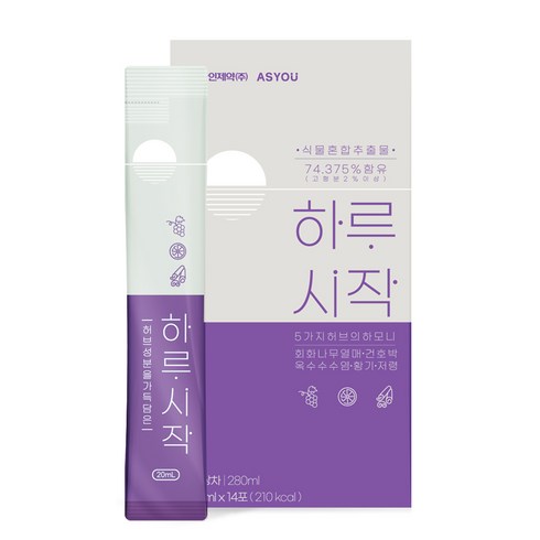 하루새김 - 하루시작 1박스 20ml x 14포