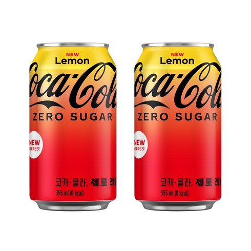 코카콜라 제로 355ml 24캔 - 코카콜라 제로 레몬 355ml, 24개