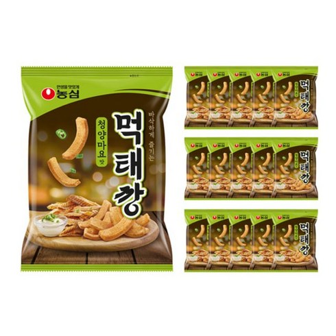 농심 먹태깡 청양마요맛 60g x 16개입, 16개