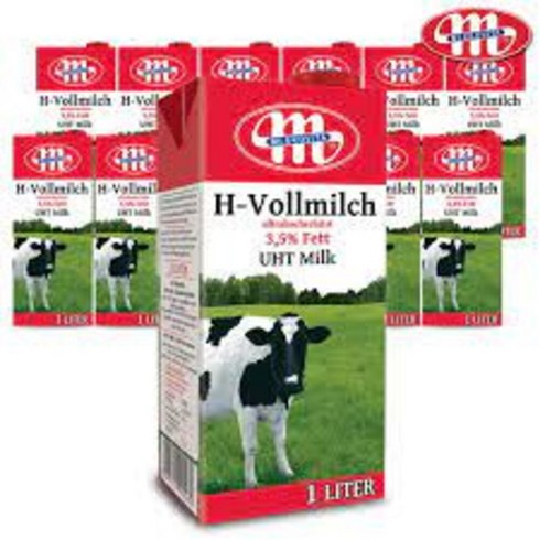 믈레코비타 H-Vollmilch 3.5% 멸균우유 1L 24개