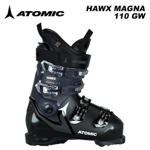 아토믹스키부츠 - ATOMIC 아토믹 남성 스키부츠 HAWX MAGNA 110 GW Black Dark Blue 23-24 모델, 1세트개, 블랙/다크-블루